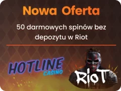 Hotline bonus bez depozytu 50 free spinów