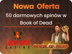 Lucky Bird bonus bez depozytu 50 free spinów