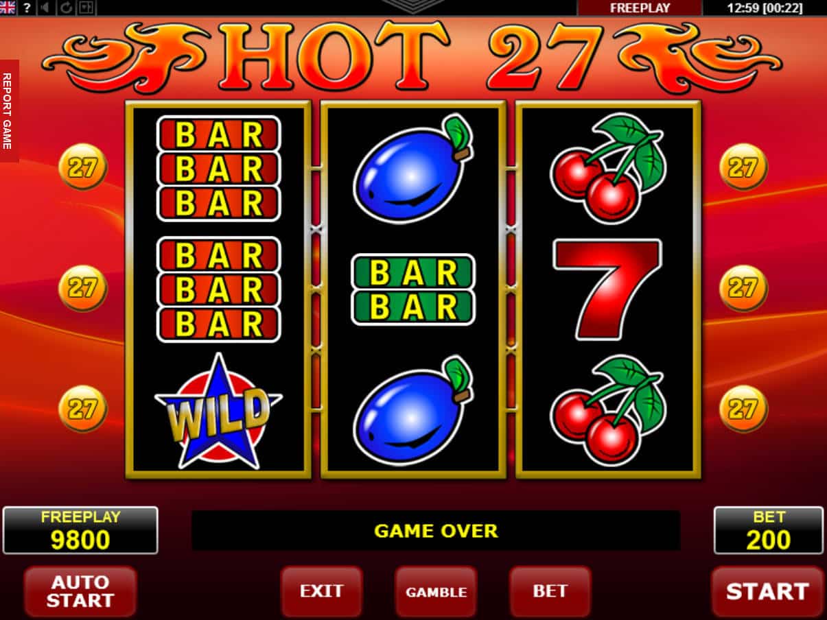 american hot slot 27 online