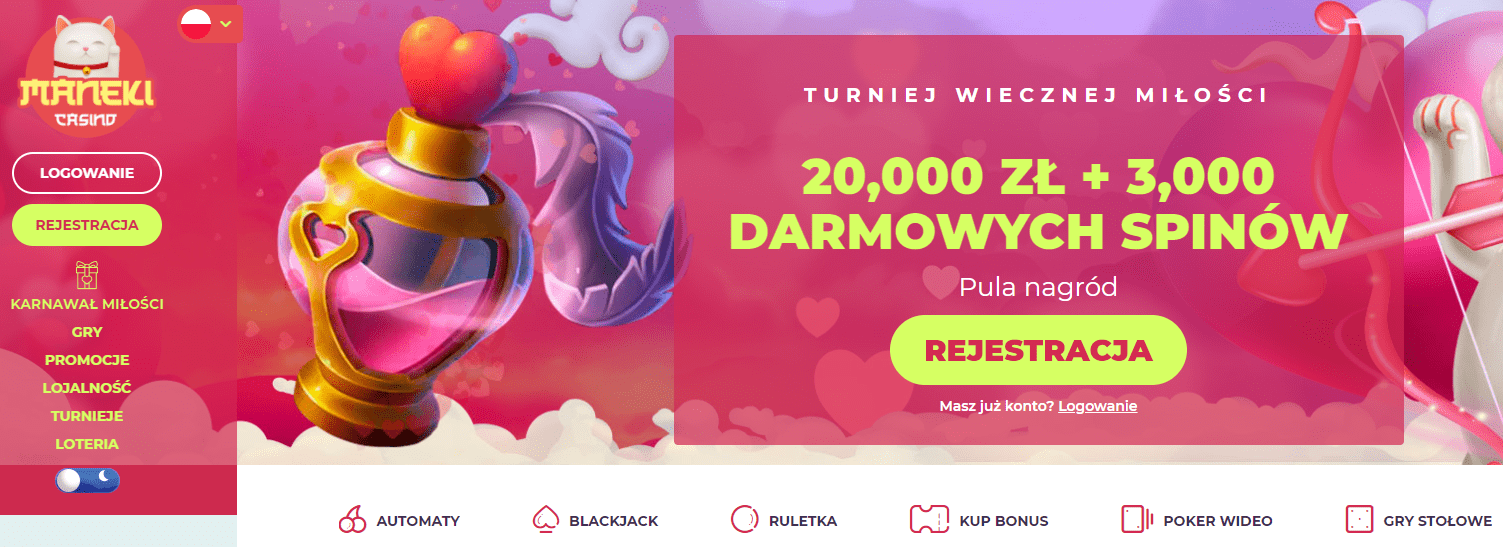 strona hazardowa maneki casino online